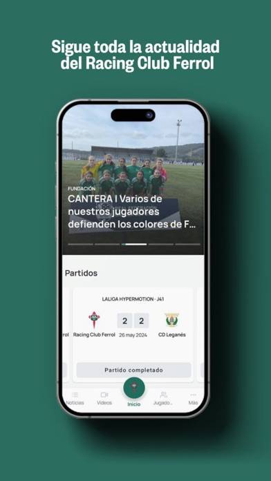 Racing Club Ferrol Captura de pantalla de la aplicación #2