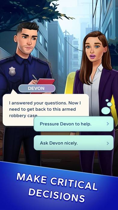 Cryptic Murder Mystery Story skärmdump av spelet