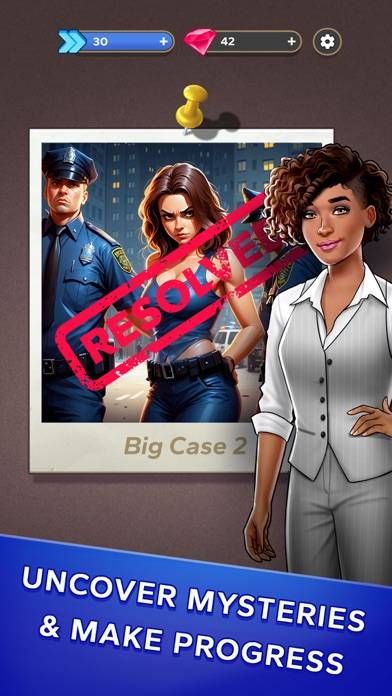 Cryptic Murder Mystery Story skärmdump av spelet