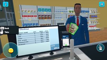 Supermarket Cashier Store Game captura de pantalla