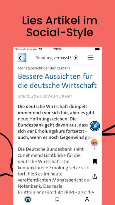 Bluevace App-Screenshot