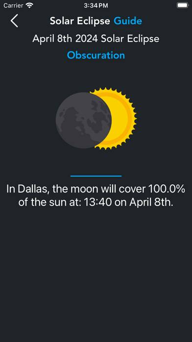 2024 Solar Eclipse Guide Schermata dell'app #2