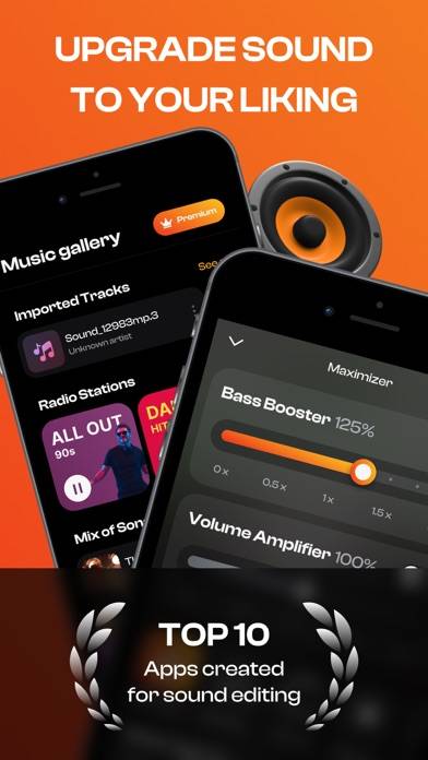 Bass Booster & Sound Equalizer Bildschirmfoto