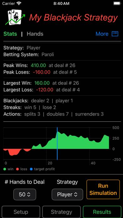 My Blackjack Strategy App screenshot #2