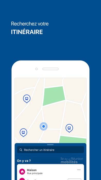 Île de La Réunion Mobilités App screenshot