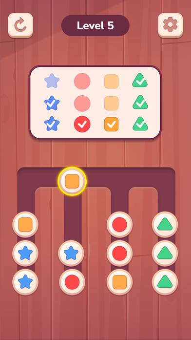 Color Shape Sort Puzzle App screenshot #2
