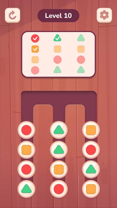Color Shape Sort Puzzle App screenshot #4