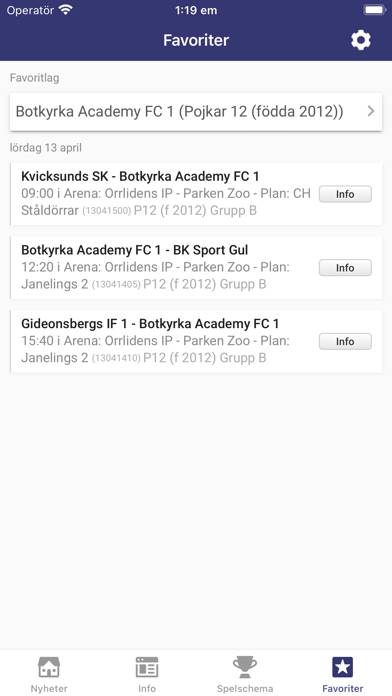Eskilstunacupen App screenshot #2