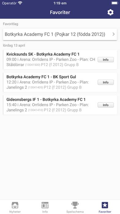 Eskilstunacupen App screenshot