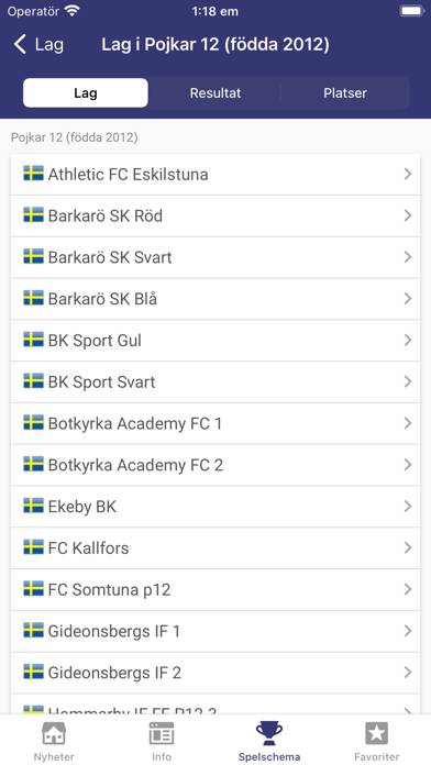 Eskilstunacupen App screenshot