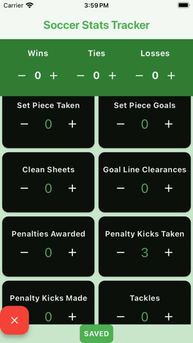 SoccerStatsTrackerv1.1 Schermata dell'app #1