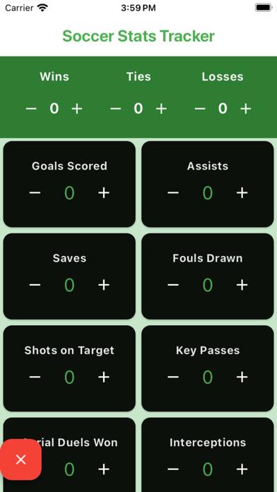 SoccerStatsTrackerv1.1 Schermata dell'app #3