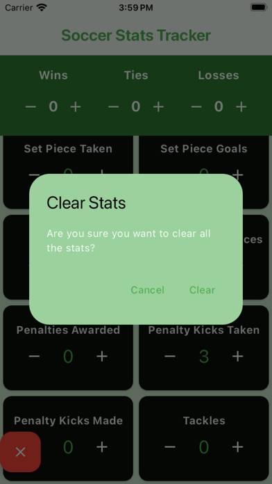 SoccerStatsTrackerv1.1 Schermata dell'app #4
