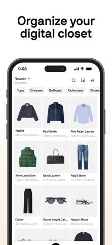 Alta Daily: Digital AI Closet App skärmdump