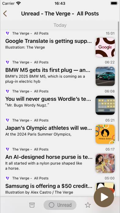 EchoFeed: Audible RSS Reader App screenshot #2