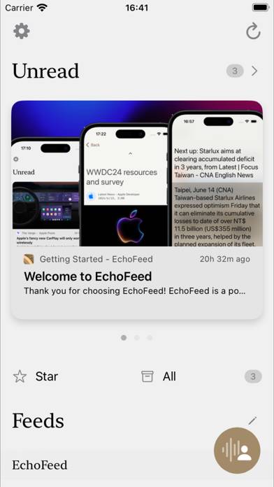 EchoFeed: Audible RSS Reader App screenshot #3