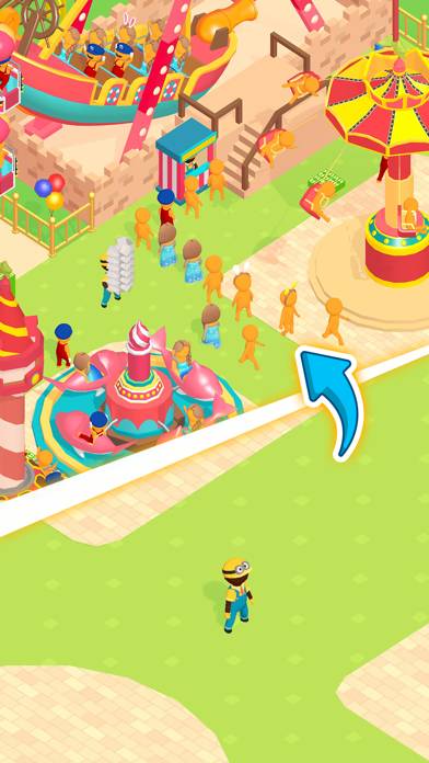 Awesome Park : Idle Game schermata del gioco