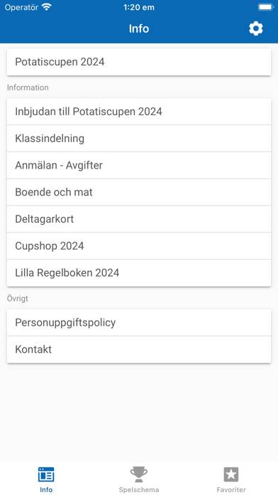 Potatiscupen 2024 App skärmdump #4