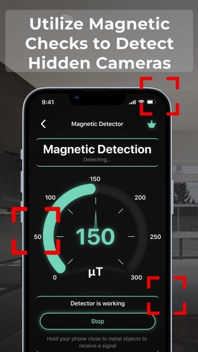 Versteckter Kameradetektor* App-Screenshot