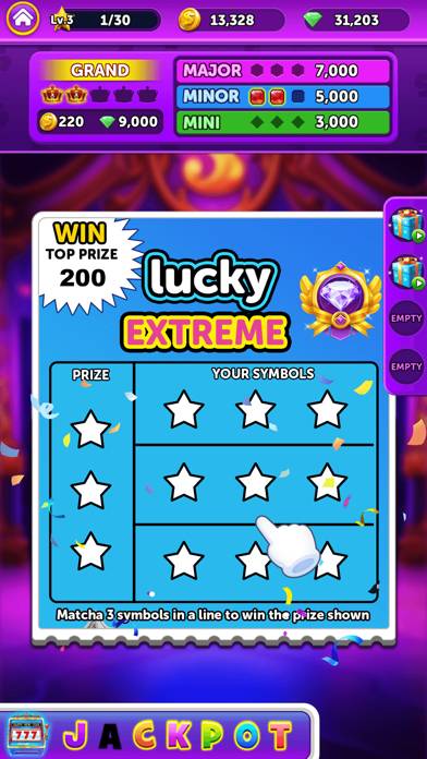 Triple Win: Lottery Scrach Capture d'écran de l'application #3
