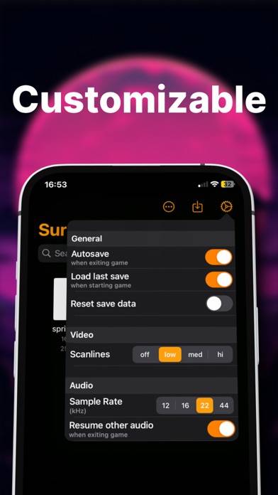 Sutāto App-Screenshot