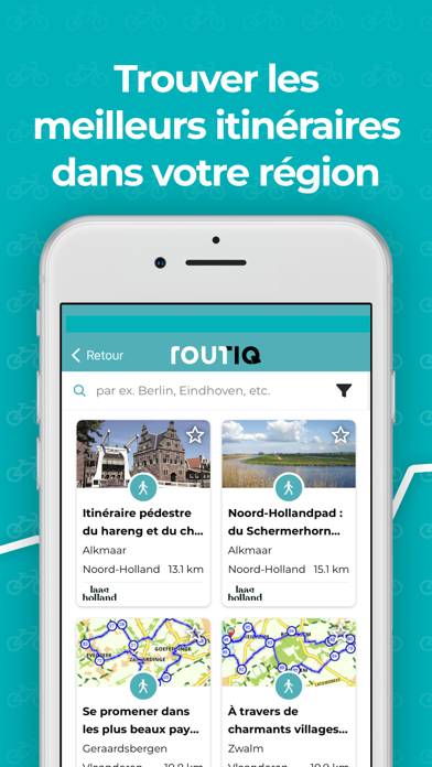 Routiq Capture d'écran de l'application