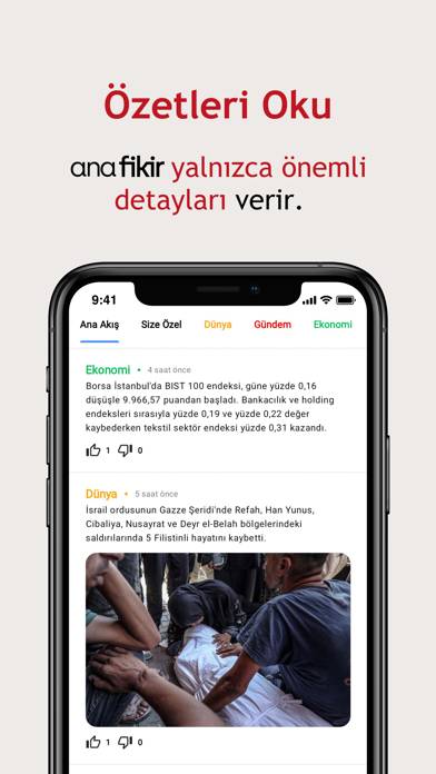 Ana Fikir - Özet Haberler screenshot