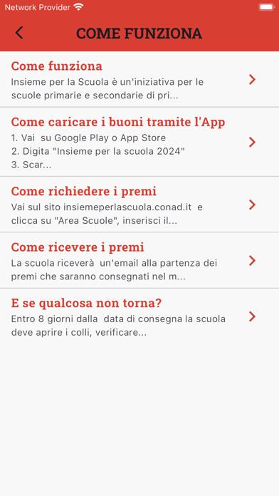 Insieme per la Scuola 2024 Schermata dell'app