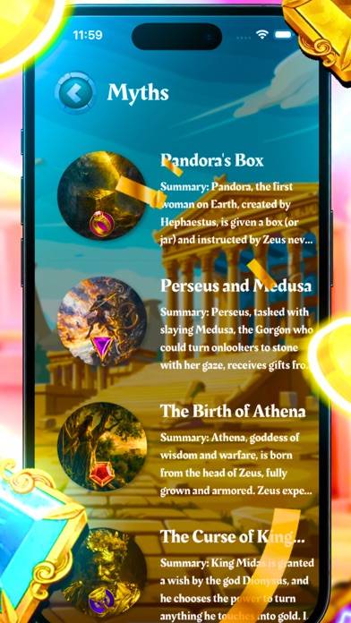 Gates of Olympus: Mythos Captura de pantalla de la aplicación #6