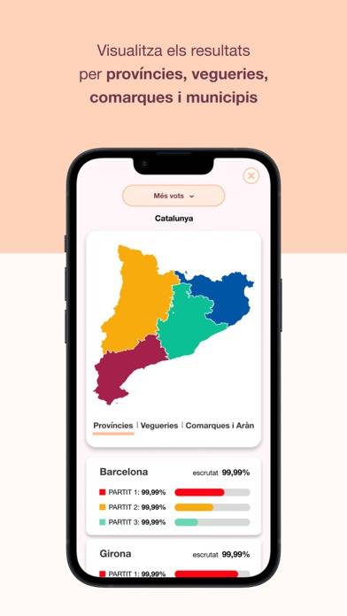 Eleccions Catalunya 2024 Captura de pantalla de la aplicación #4