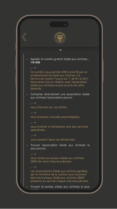 OCA Capture d'écran de l'application