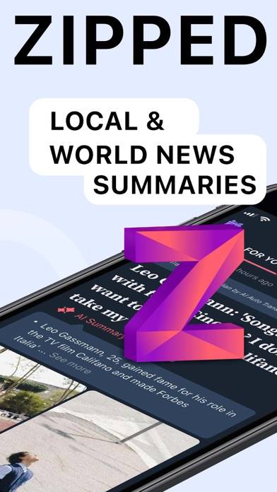 Local & World News Summaries Captura de pantalla de la aplicación #1