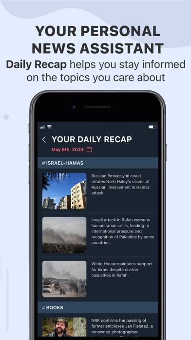 Local & World News Summaries Captura de pantalla de la aplicación #3