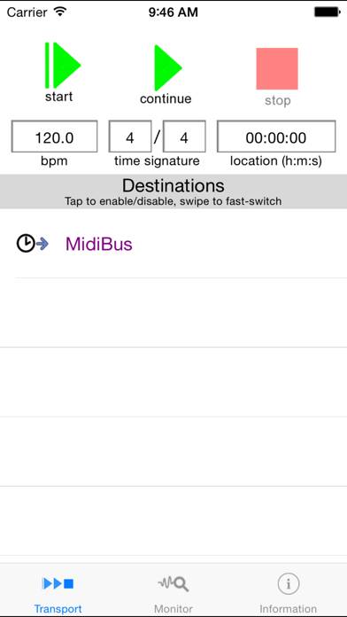MidiBus App-Screenshot #1