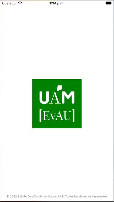 UAM EvAU App screenshot #1