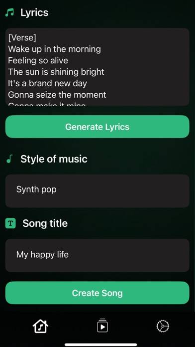 AI Music by Suno AI Captura de pantalla de la aplicación #3