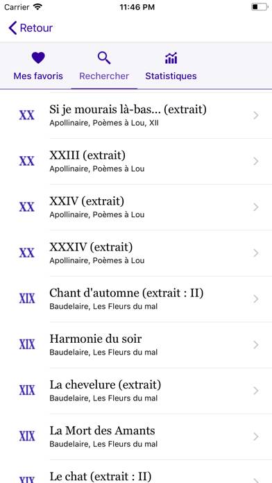 Un Poème Un Jour App screenshot #6