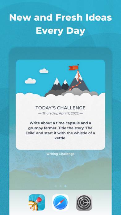 Writing Challenge Schermata dell'app #6