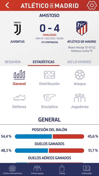 Atlético de Madrid Captura de pantalla de la aplicación #4