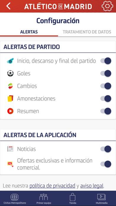 Atlético de Madrid Captura de pantalla de la aplicación #6