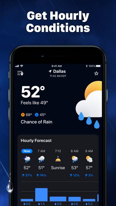Weather Radar App skärmdump #2