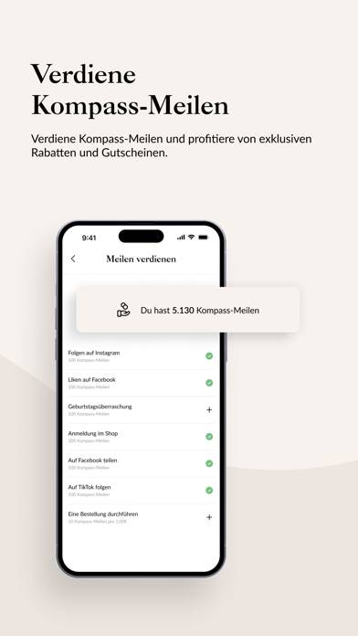 Lebenskompass App-Screenshot