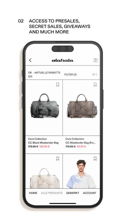 Olakala App-Screenshot