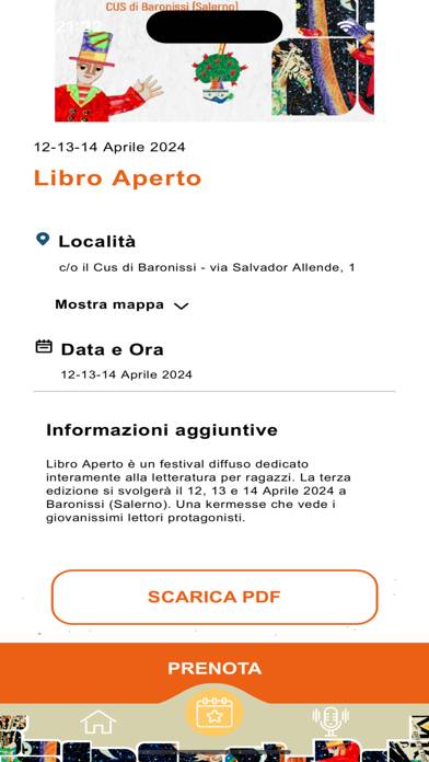 Libro Aperto Schermata dell'app