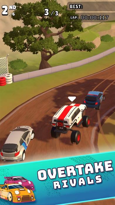 Rally Road: Reckless Racing game screenshot