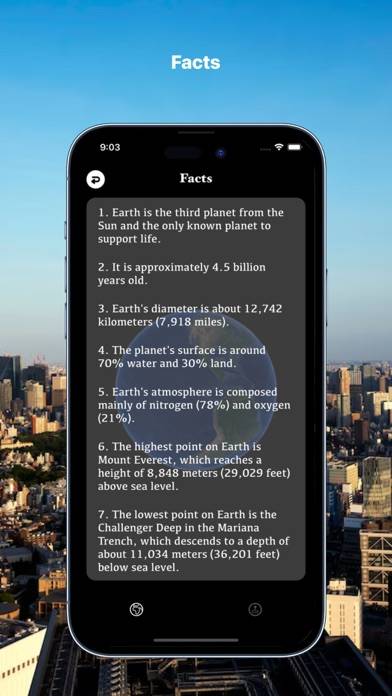 Globe 3D Planet Earth Map App screenshot #6