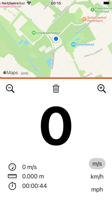 GPS Simple Tacho App-Screenshot #1