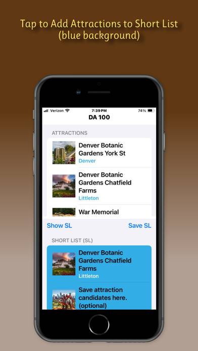 Denver Attractions 100 App screenshot #4