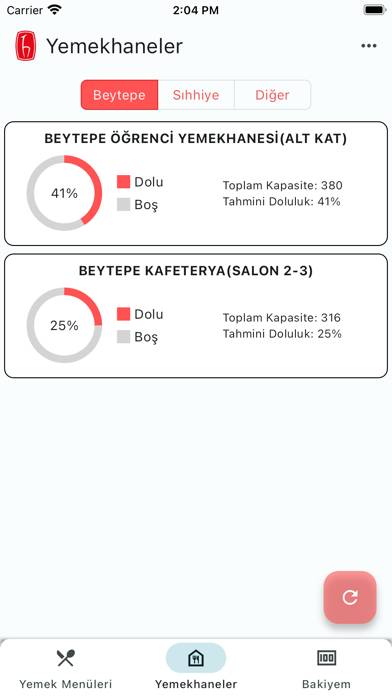 Hacettepe Yemekhane App screenshot