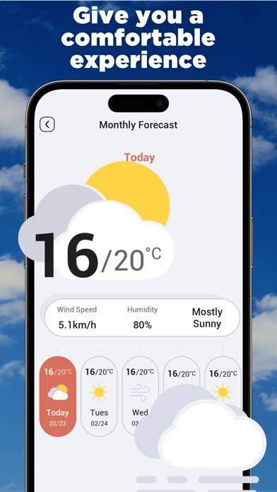 Weather assay App screenshot